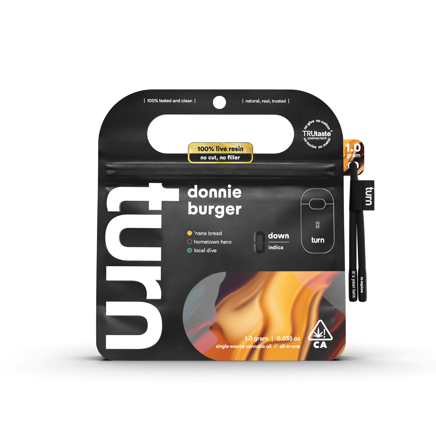 Turn - 1g Live Resin Pod - Donnie Burger