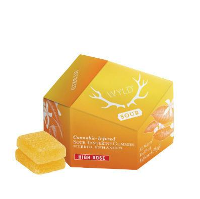 WYLD Gummies Sour Tangerine 200mg 200mg THC