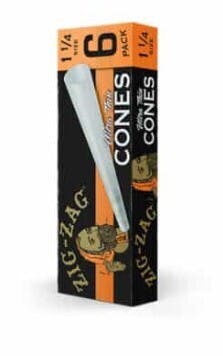 Zig Zag 1 1/4 Ultra Thin Cones - 6pk
