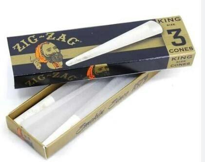 Zig Zag King Size Cones - 3pk