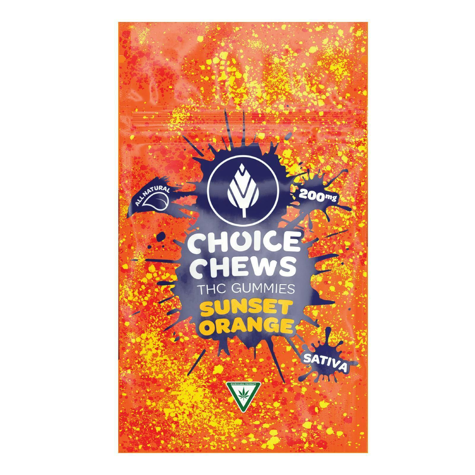 Choice Chews - Sunset Orange (Sativa)