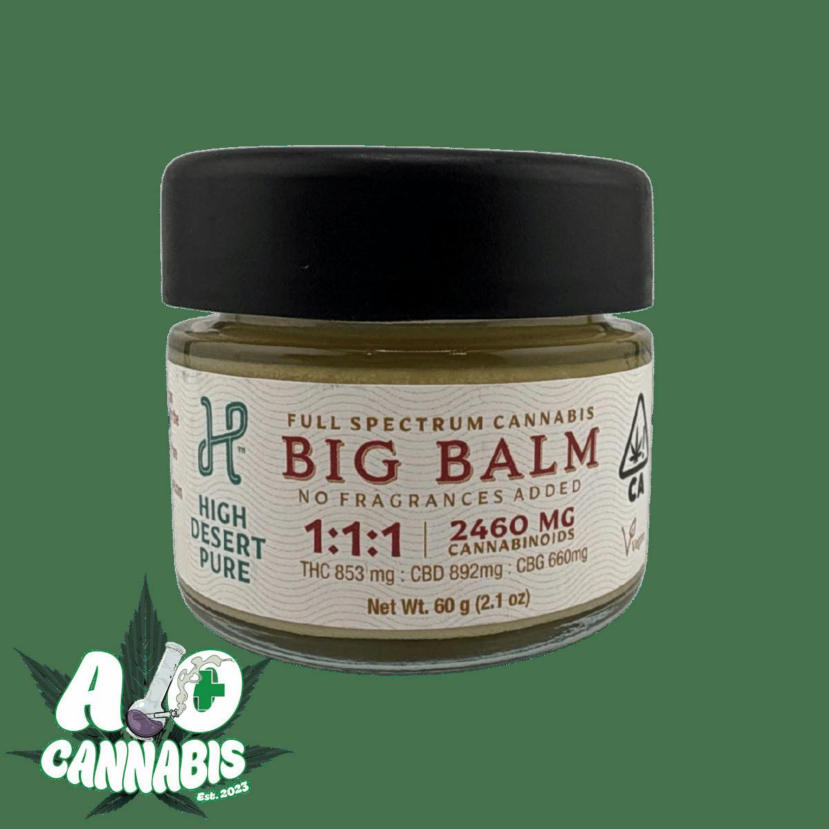 High Desert Pure | 2460mg 1:1:1 Big Balm