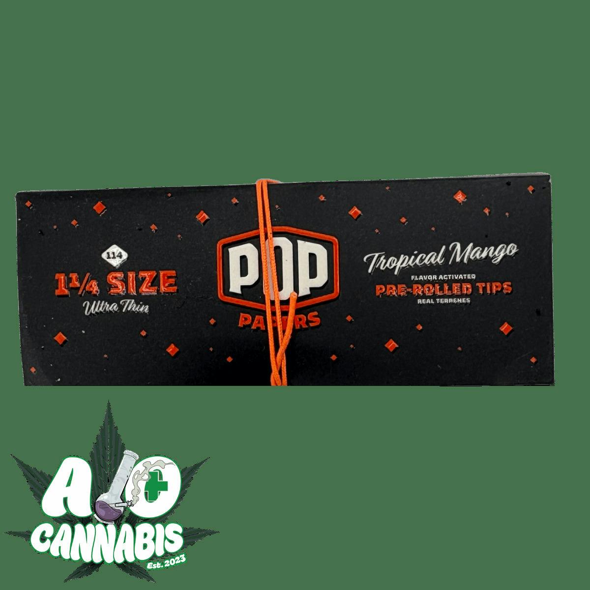Pop Papers Tropical Mango 1/4 Papers w/ Tips