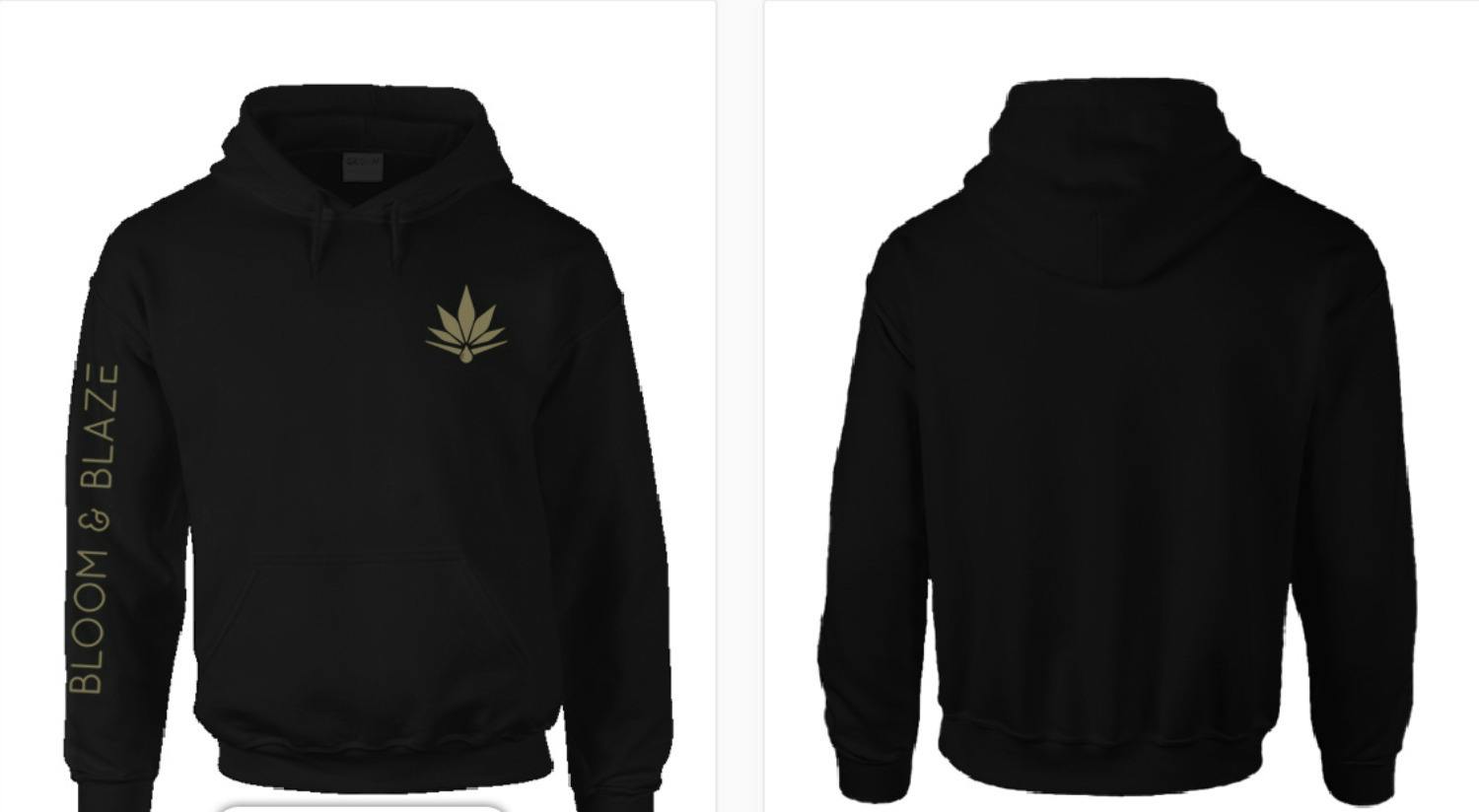 Casual Black Hoodie