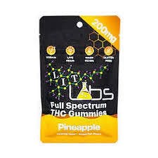 Lit Labs - Pineapple - Full Spectrum - Gummies - 200MG at Bloom & Blaze