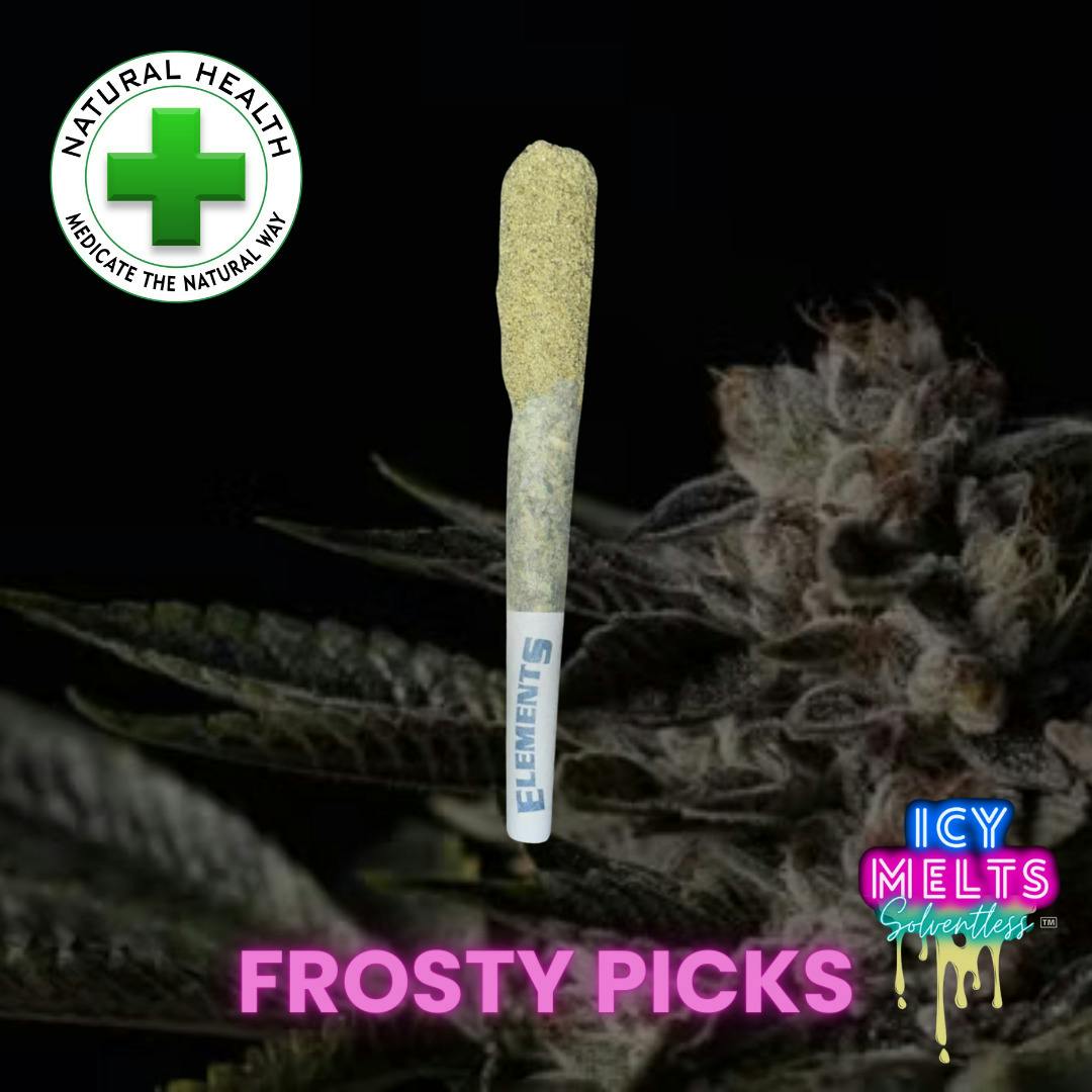 Icy Melt Solventless - Infused Pre Roll - Capri Frosty Pick