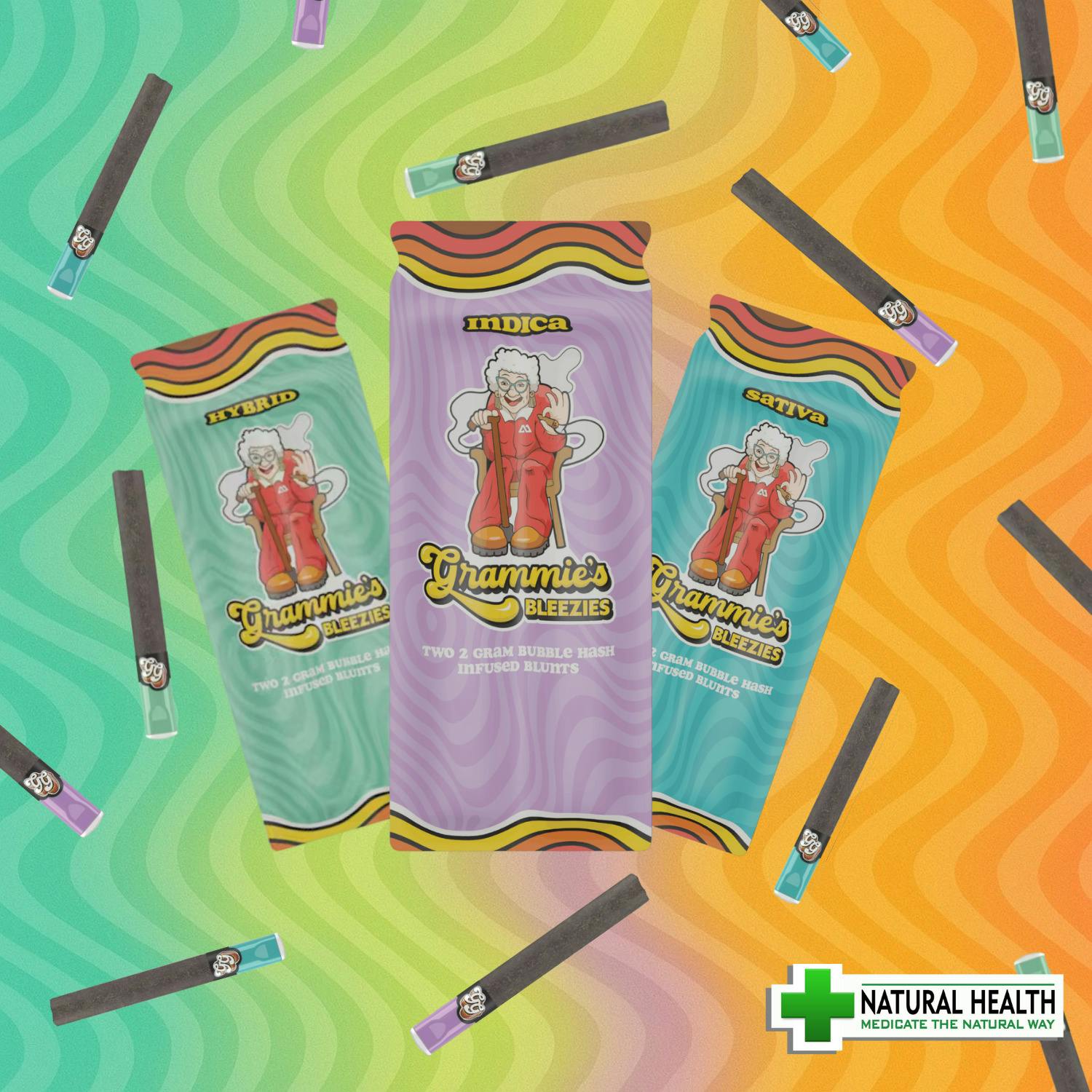 Method Labs - Bubble Hash Blunts - Audrey - 2x2g Grammie's Bleezies
