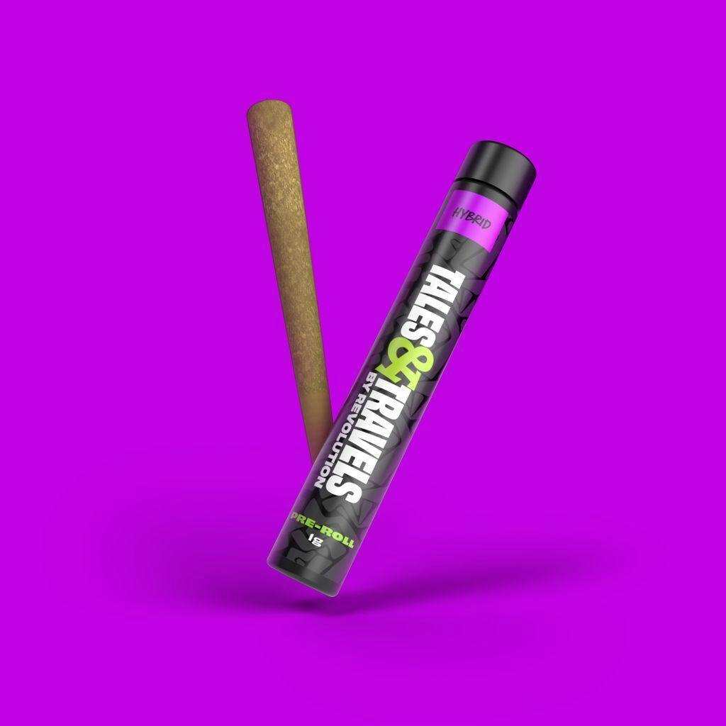 Tales & Travels Jelly Donutz Pre-Roll 1g at Revolution Dispensary - Normal