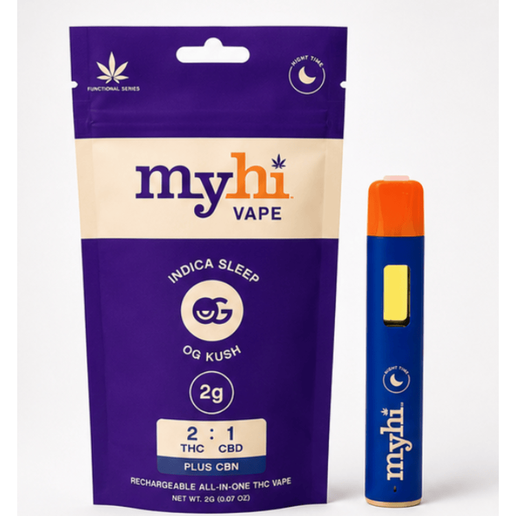 MyHi | Disposable | OG Kush 2:1 THC:CBD | 2g