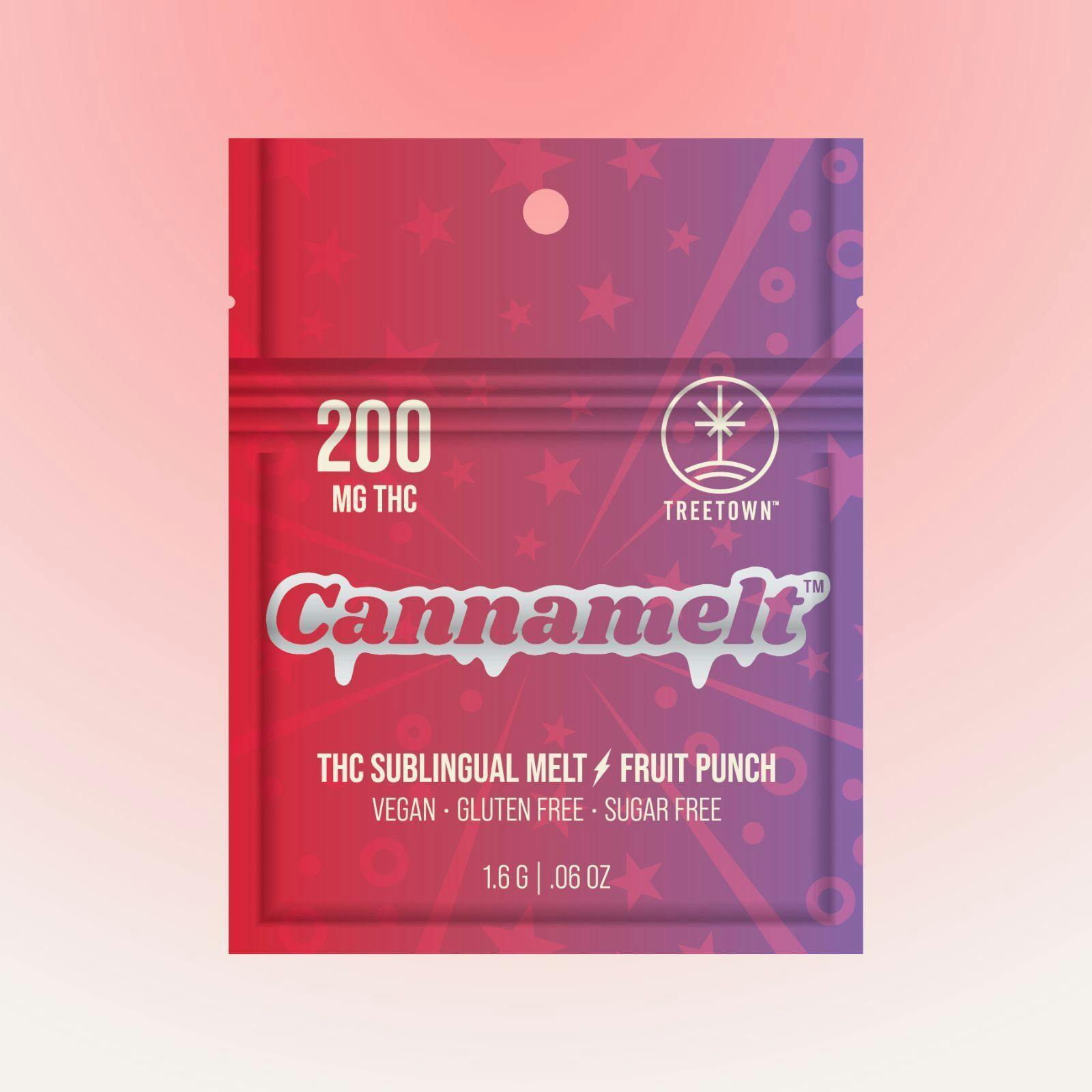 Fruit Punch Cannamelt | 200mg x 1pk | TreeTown