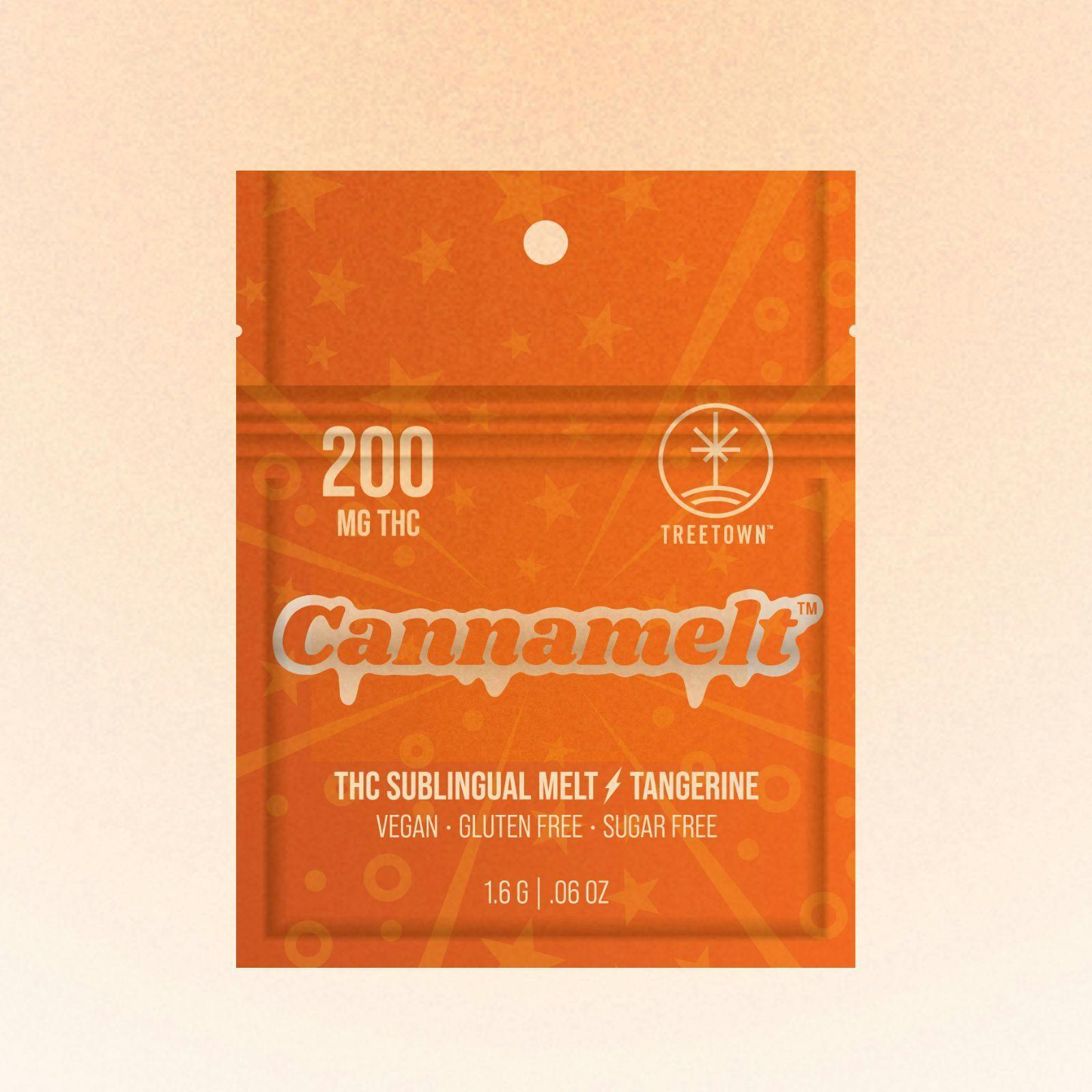 Tangerine Cannamelt | 200mg x 1pk | TreeTown