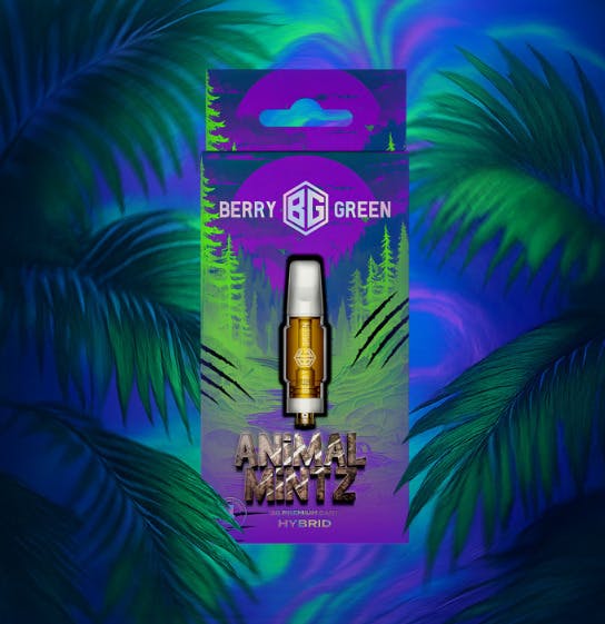 Animal Mintz | 3g | 510 Thread | Berry Green cannabis product