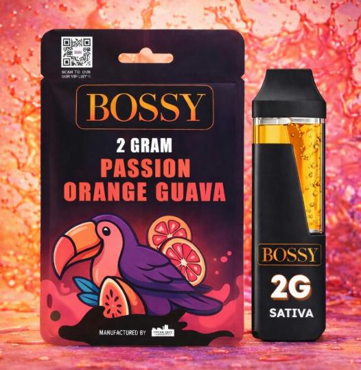 Passion Orange Guava | 2g | Disposable | Bossy