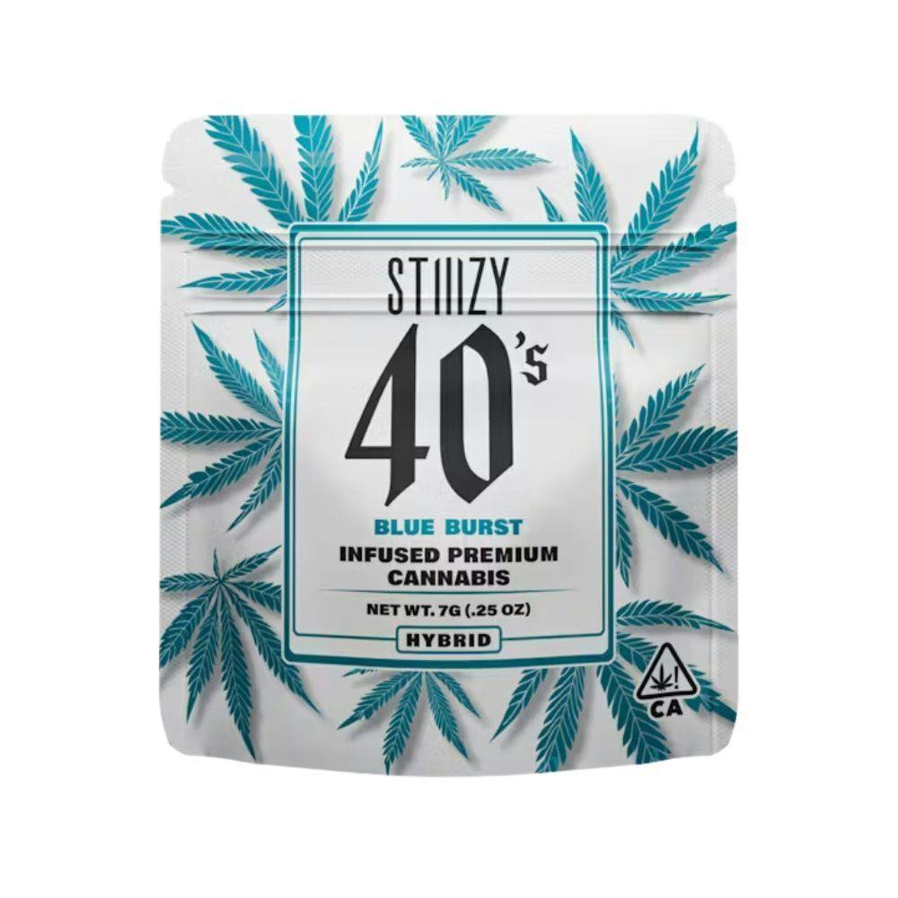 BLUE BURST 40's INFUSED MYLAR 7G - STIIIZY