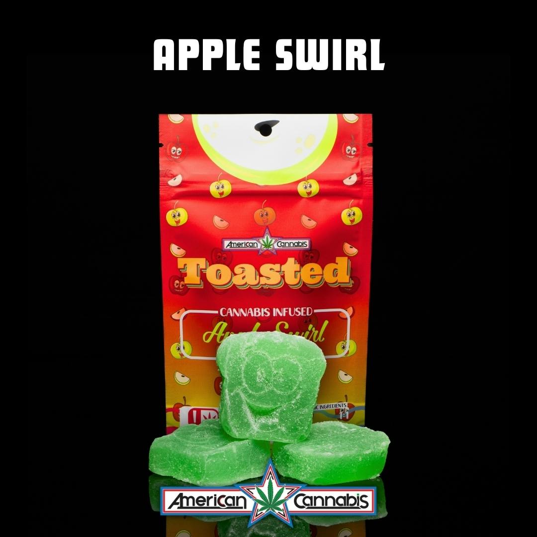 [Edible] ACC Toasted Gummies Apple Swirl 10pk [Hybrid]