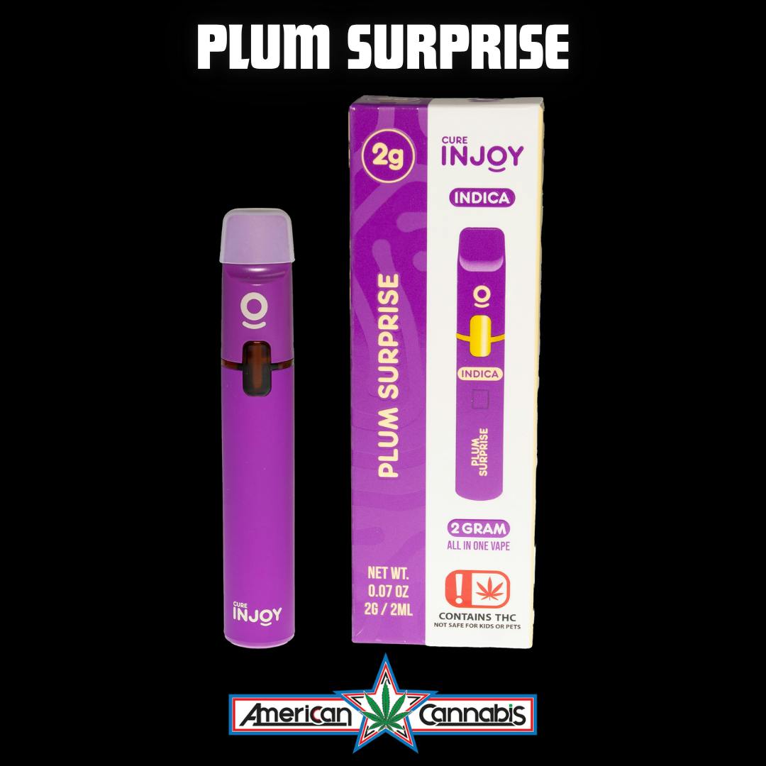 [Cartridge] Cure INJOY Plum Surprise 2g [Indica]