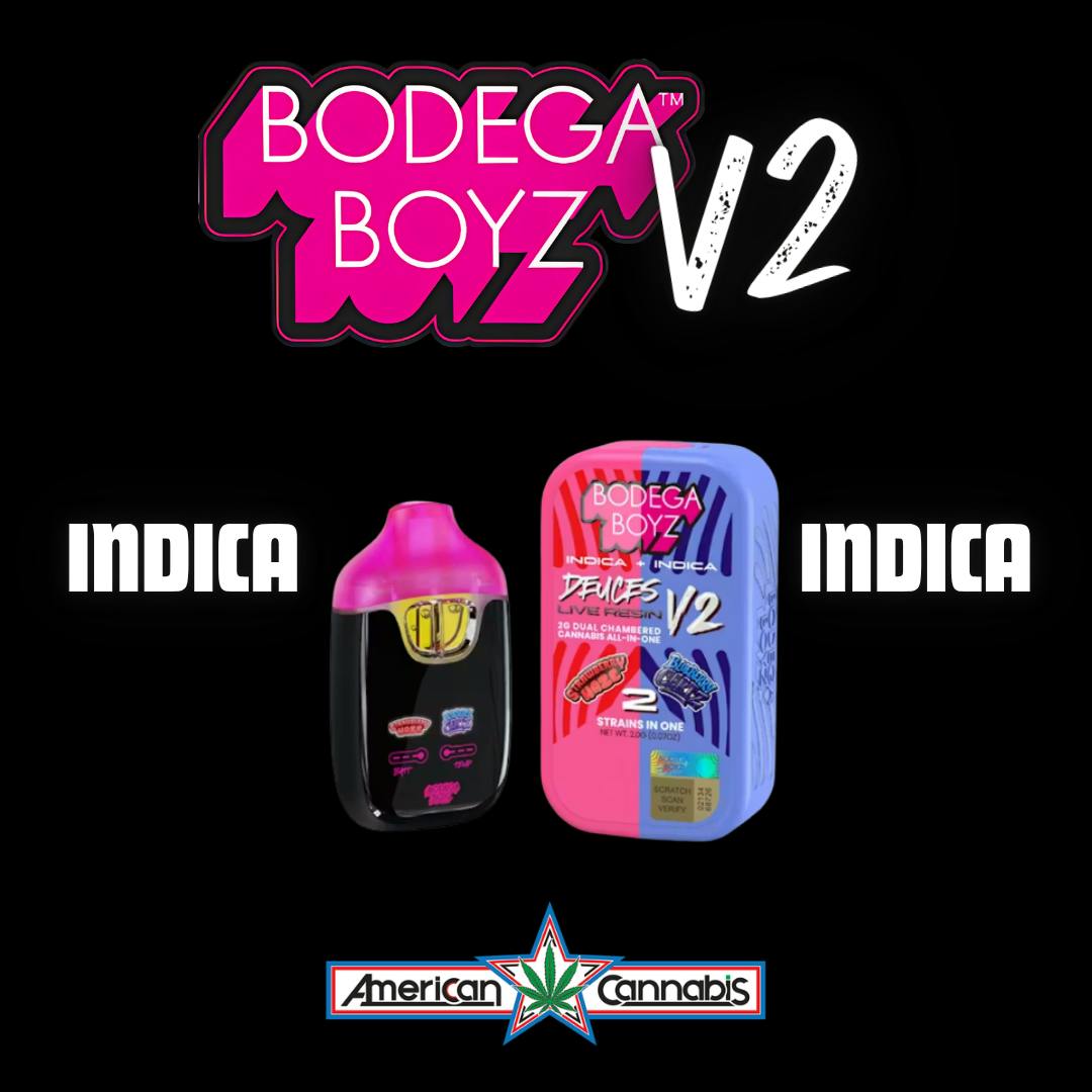 [Cartridge] Bodega Boyz Deuces V2 Strawberry Haze & Blueberry Certz 2g [Indica]