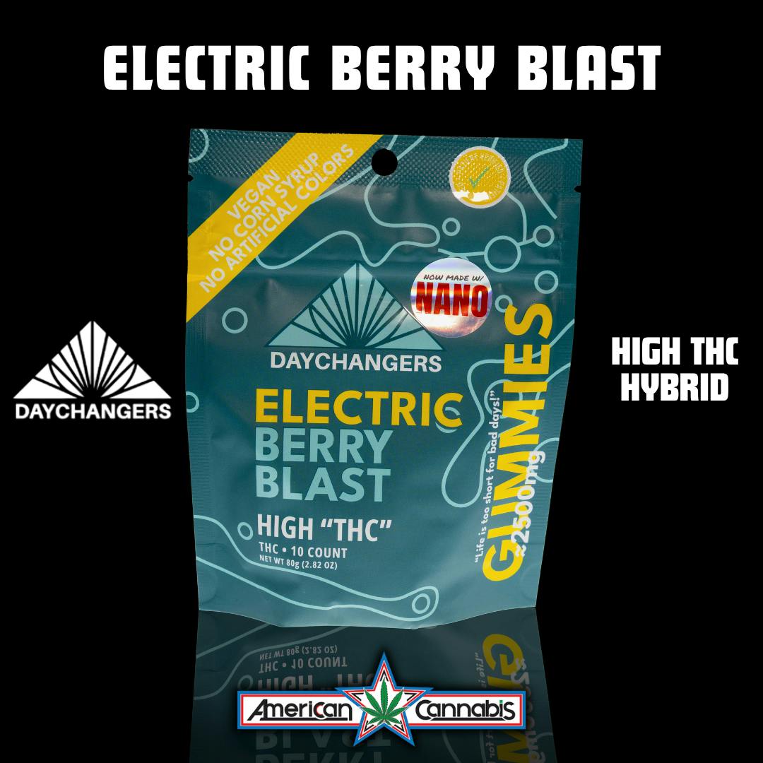[Edible] Day Changers Electric Berry Blast 2500mg [Hybrid]