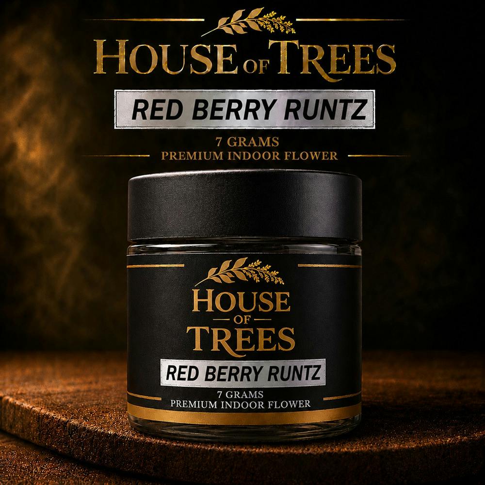 3.5g Red Berry Runtz Prepackaged Flower House of Trees