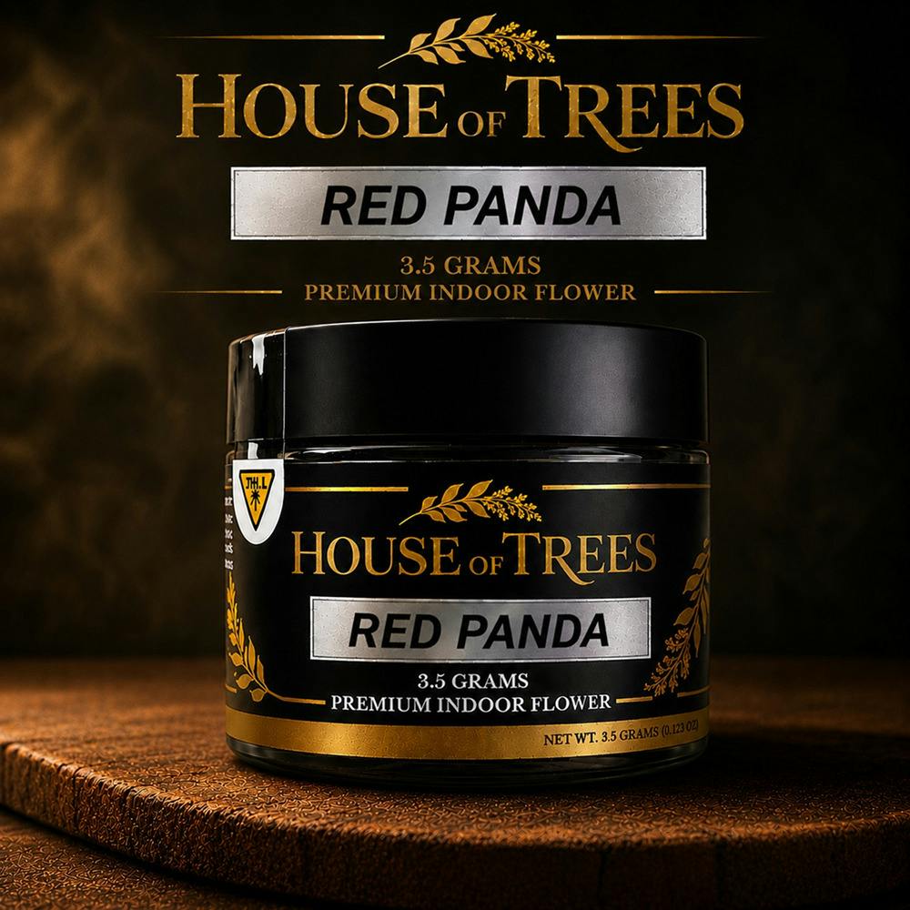 3.5g Red Panda Prepackaged Flower House of Trees