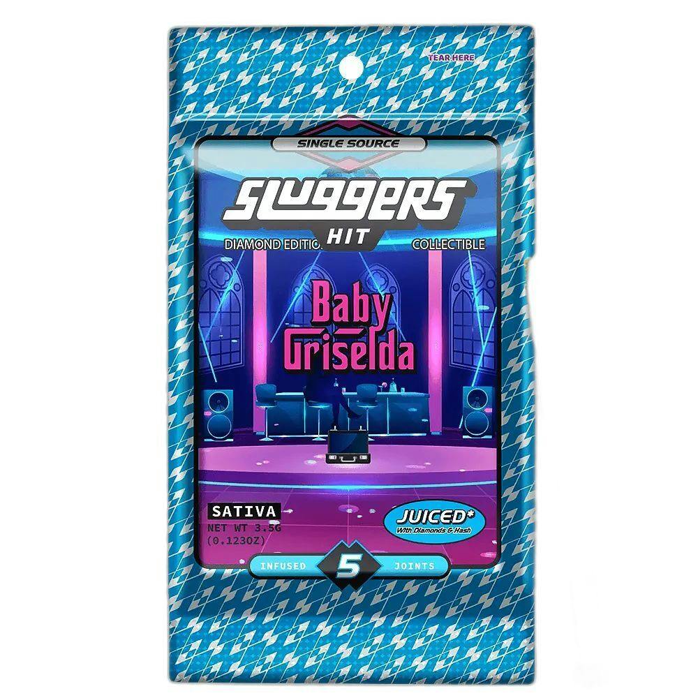 SLUGGERS - INFUSED PREROLL 5PK [3.5G] BABY GRISELDA