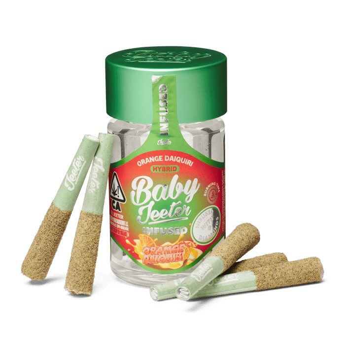 JEETER - BABY JEETER INFUSED PREROLL 5PK [2.5G] ORANGE DAIQURI