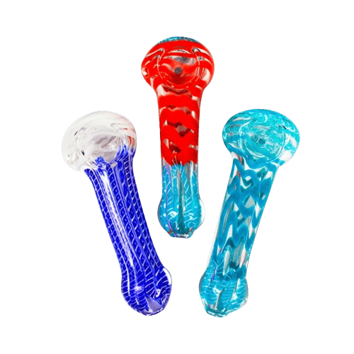 4.5" BASIC GLASS PIPE [ASSORTED] - One Size