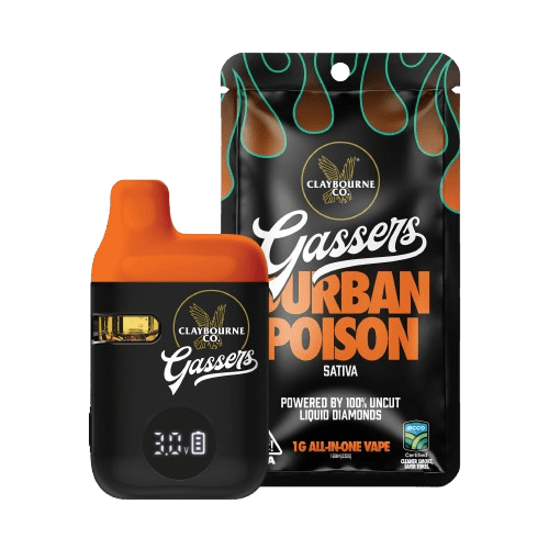 CLAYBOURNE CO - GASSERS READY TO USE VAPORIZER [1G] DURBAN POISON