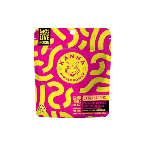KANHA - ROSIN BELTS 4PK [100MG] STRAWBERRY LEMONADE