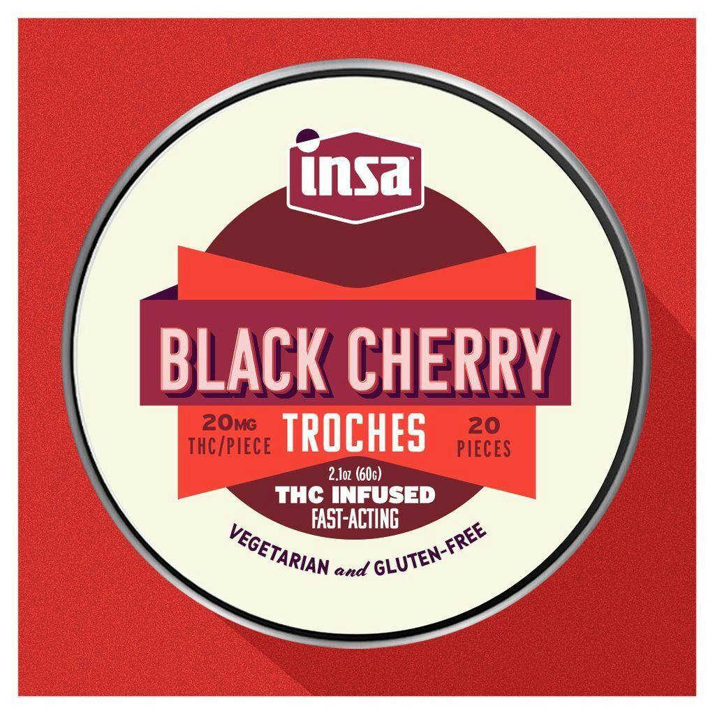 INSA Black Cherry RSO Troches 20mg ea | 20-Pack