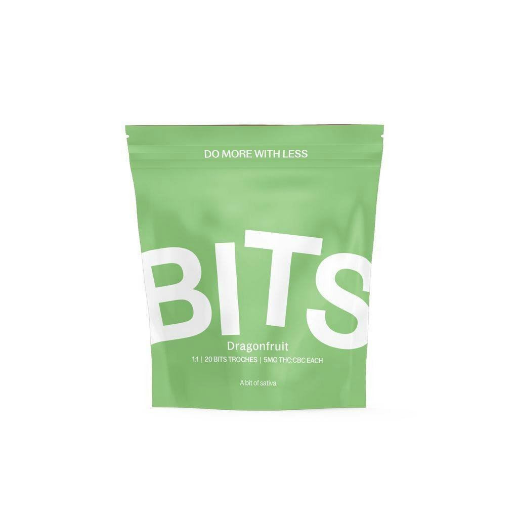 BITS Dragonfruit Ratioed Troches 5mg ea | 20-Pack | 1:1 THC:CBC