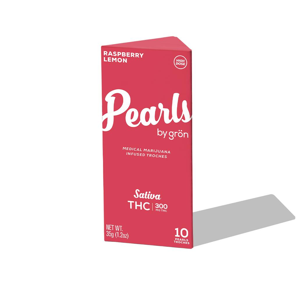 Gron Pearls Raspberry Lemon Troches 30mg ea | 10-Pack