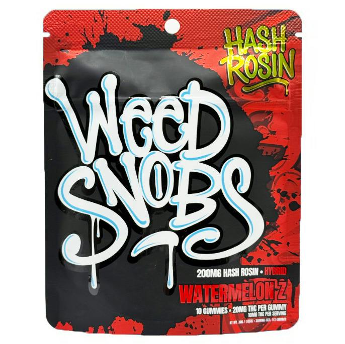 Weed Snobs - 200mg Hash Rosin Gummies - Watermelon Z