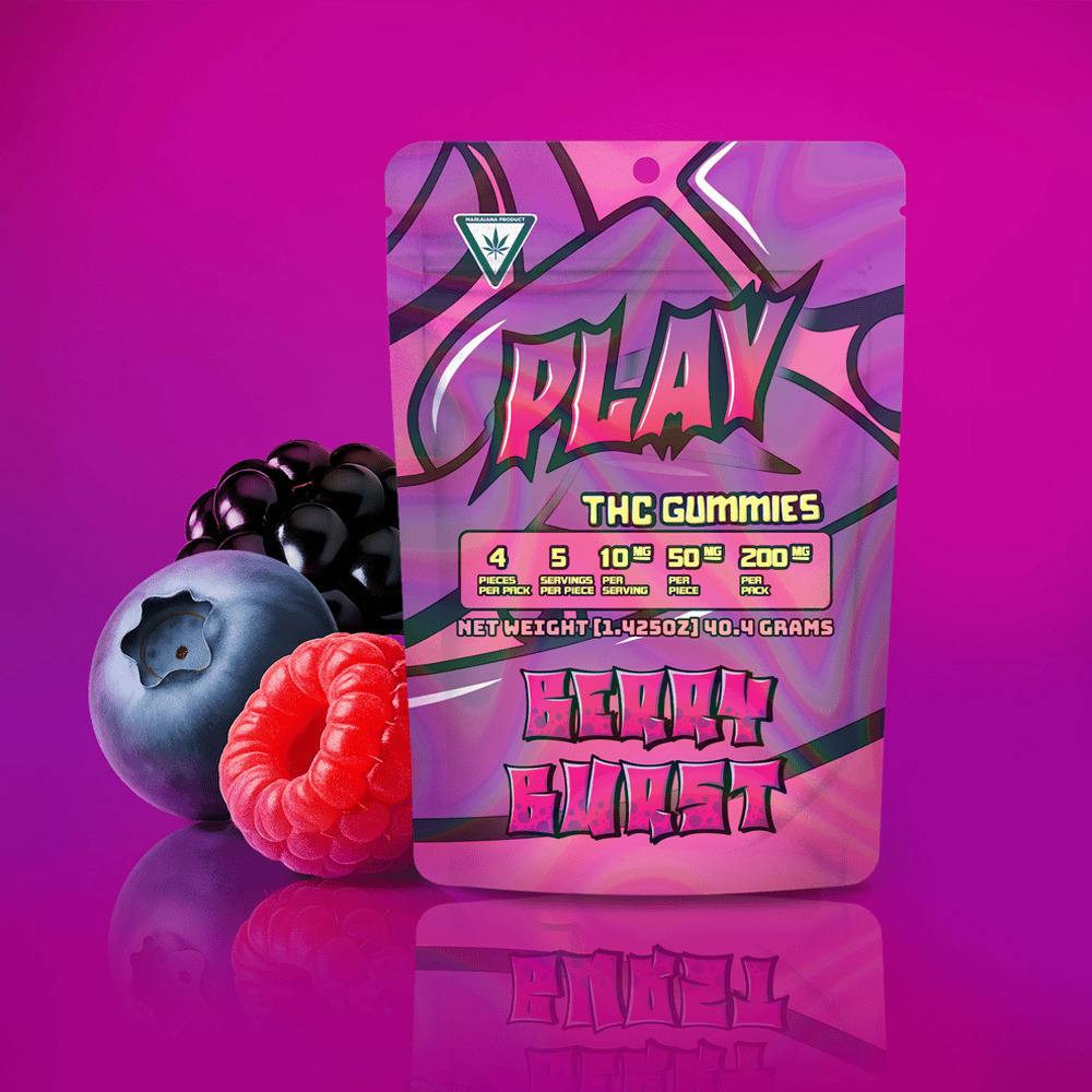 Play - 200mg Gummies - Berry Burst
