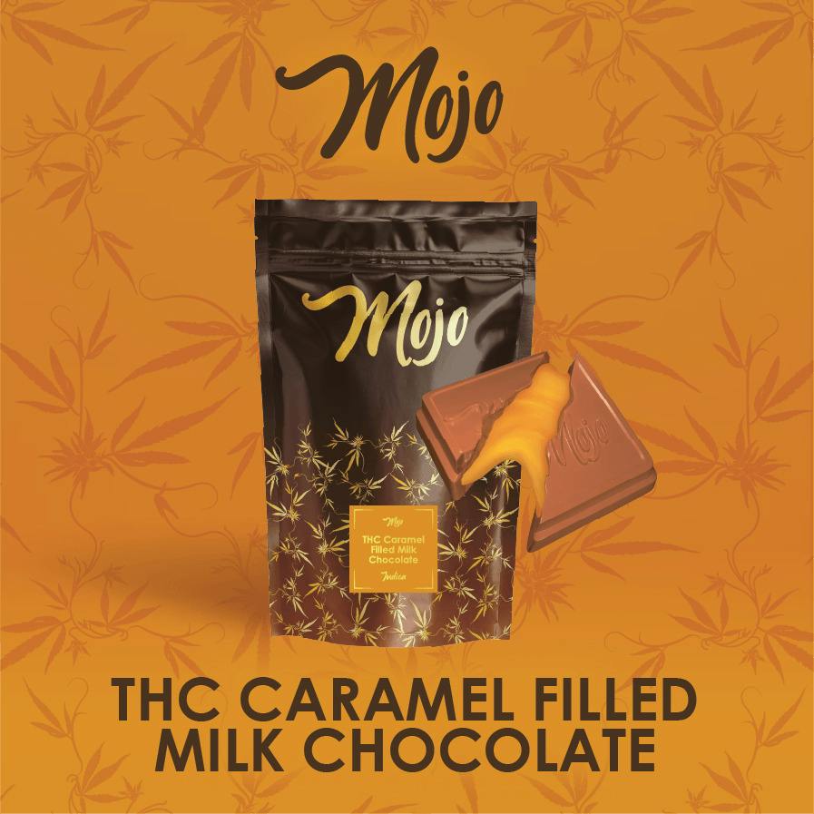 Mojo - 200mg Chocolate Bites - Caramel Filled Milk Chocolate