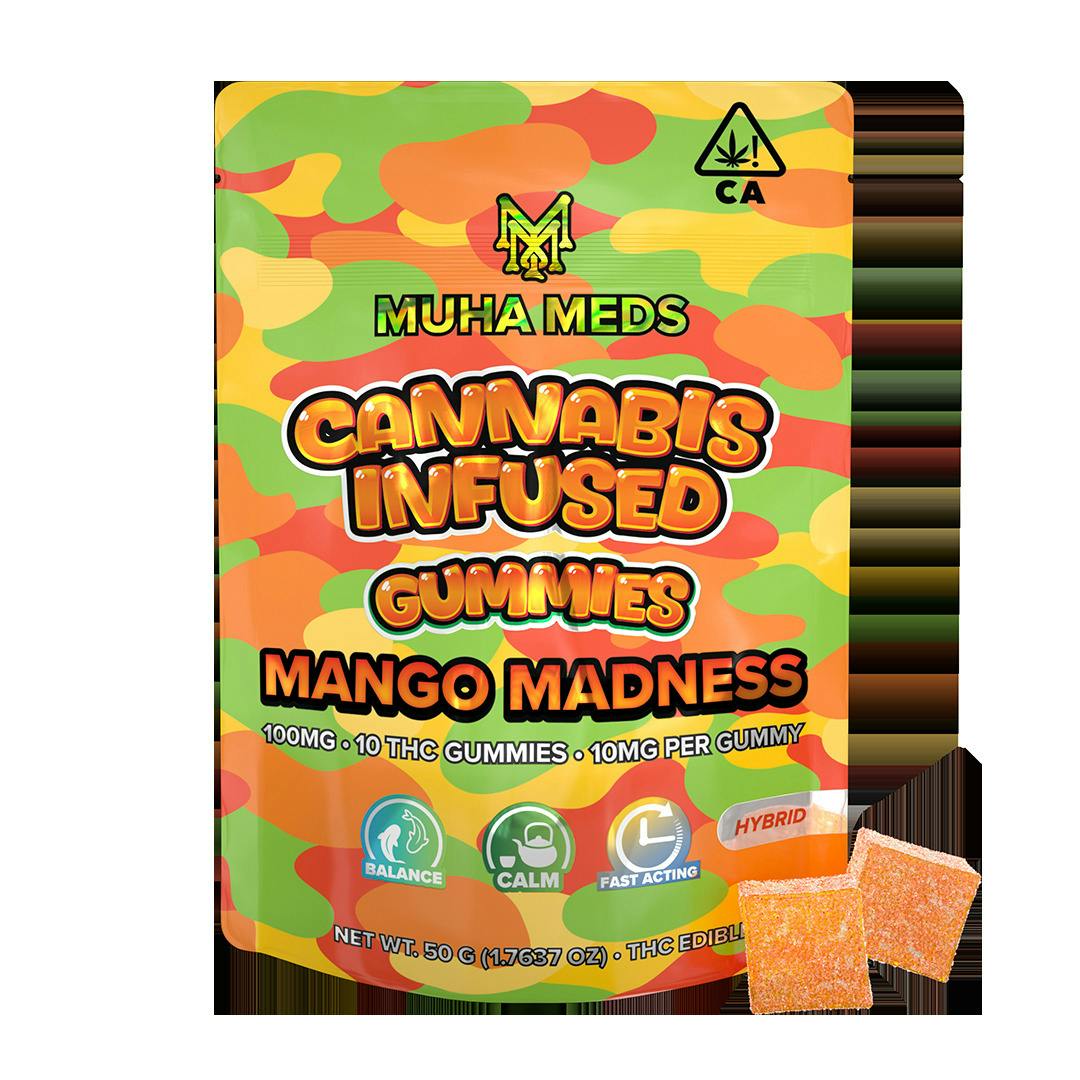 Muha Meds - 200mg Mambas Gummies - Mango Madness