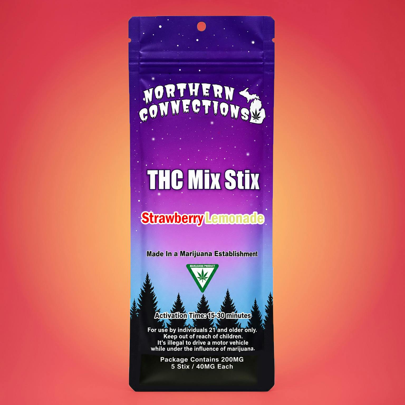 Northern Connections - 200mg Mix Stix - Strawberry Lemonade