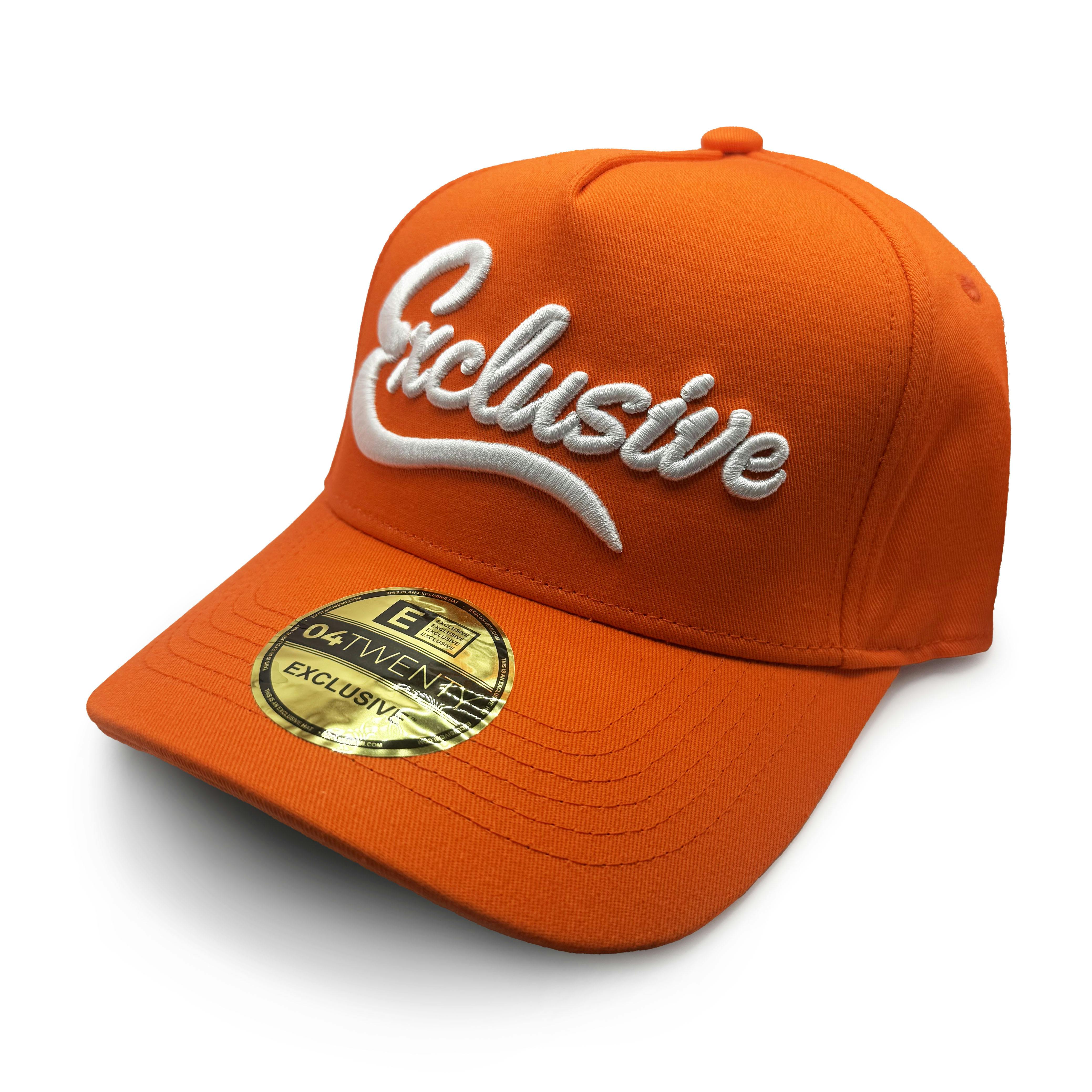 Exclusive x Crenshaw - Baseball Hat - Orange / White Logo