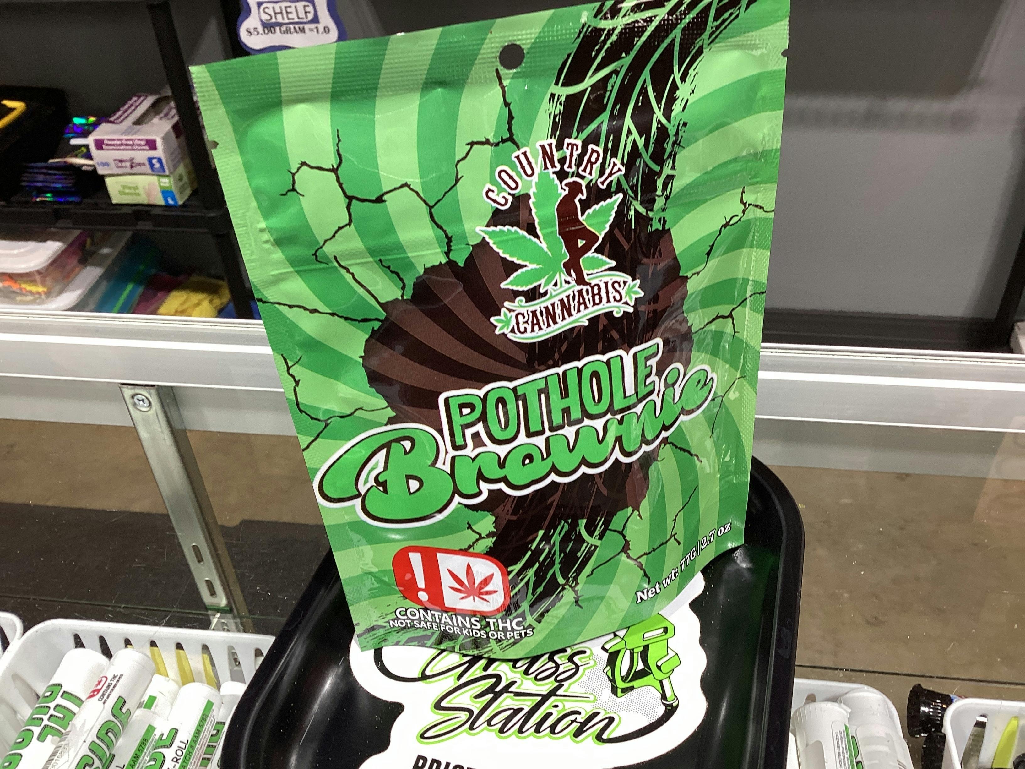 Pot Hole Brownies
