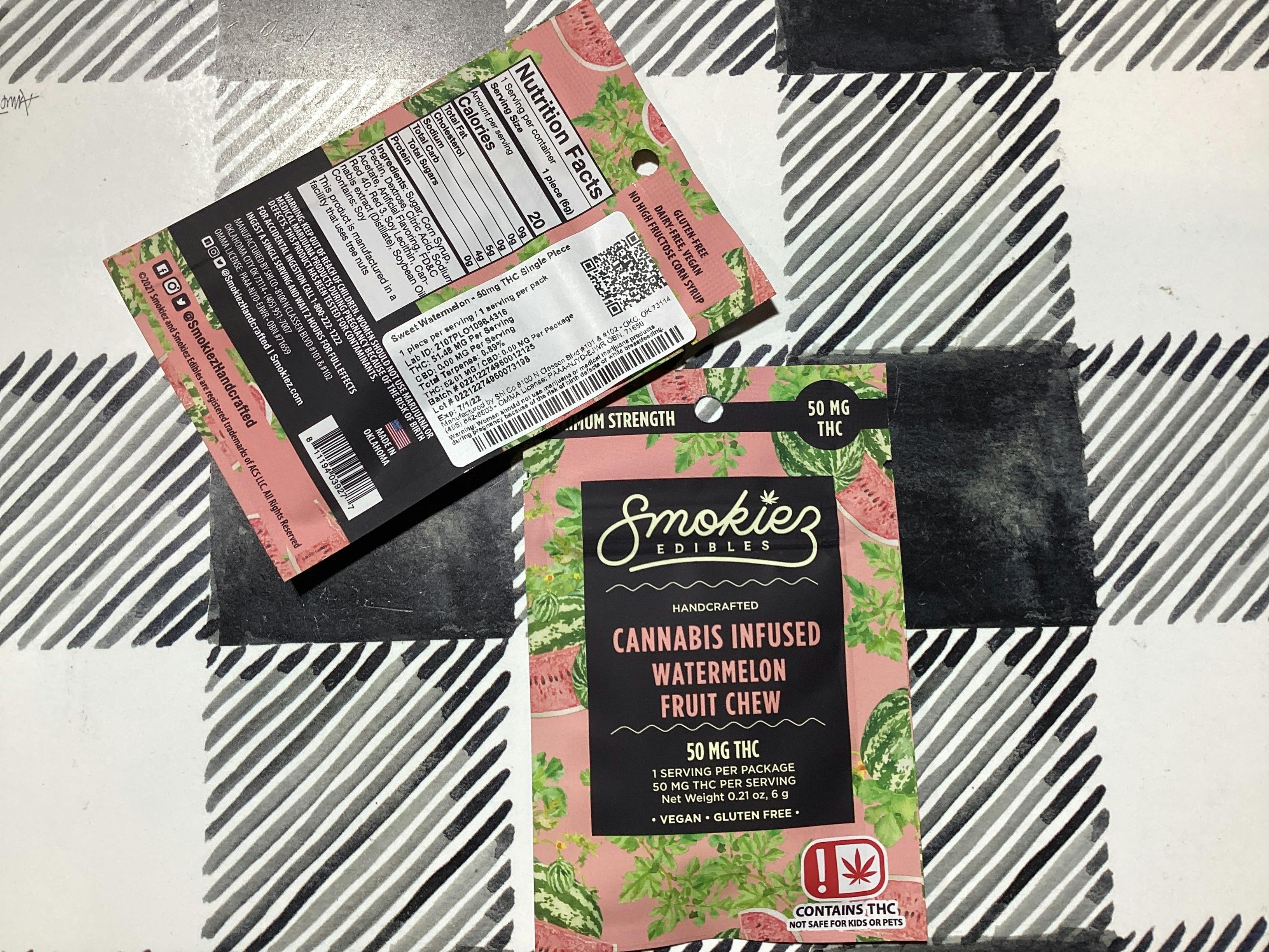 Smokies-Watermelon 50mg Single Pack