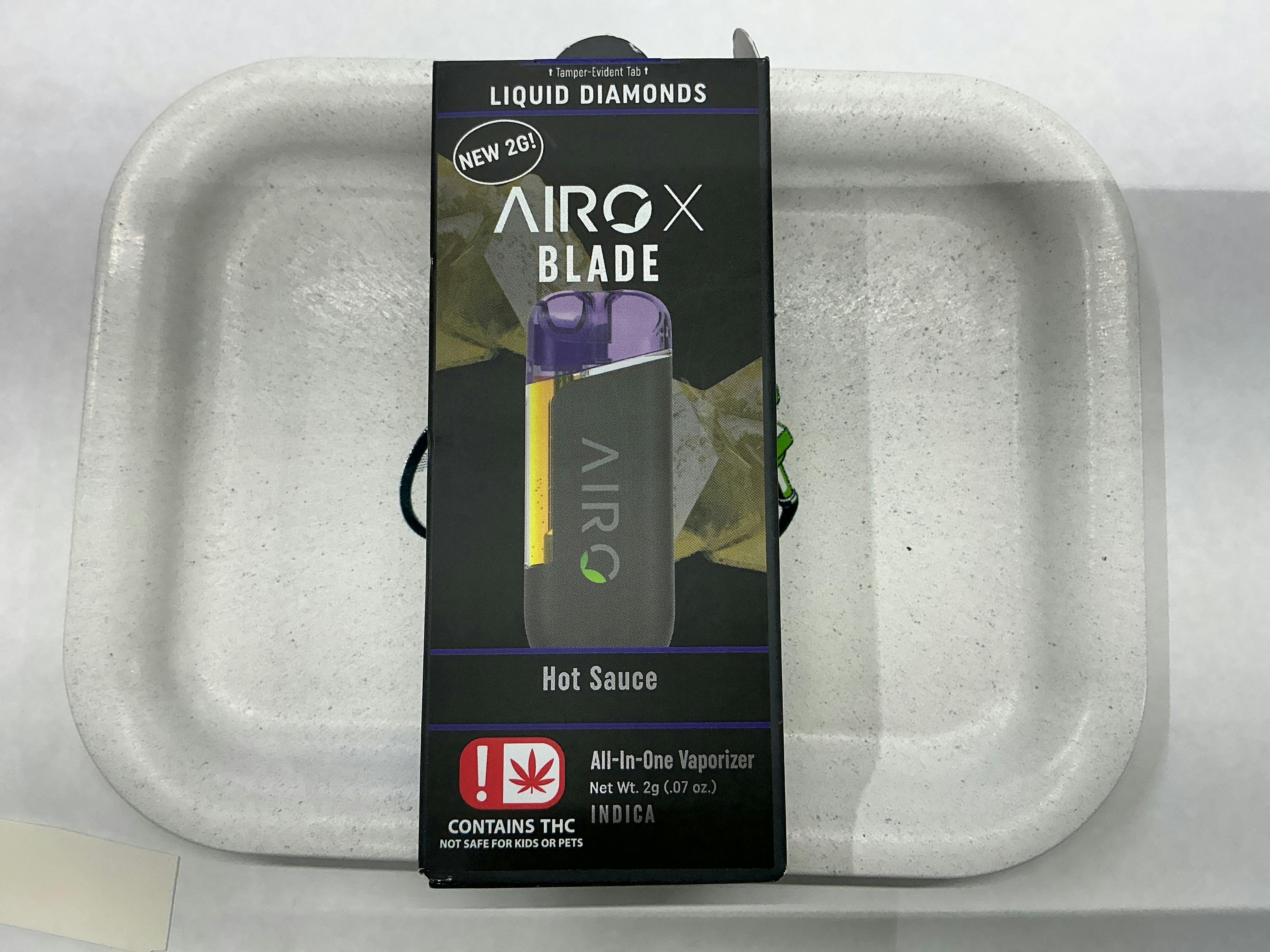Airo-2g-Liquid Diamonds-Disposable Cart-Hot Sauce-Indica