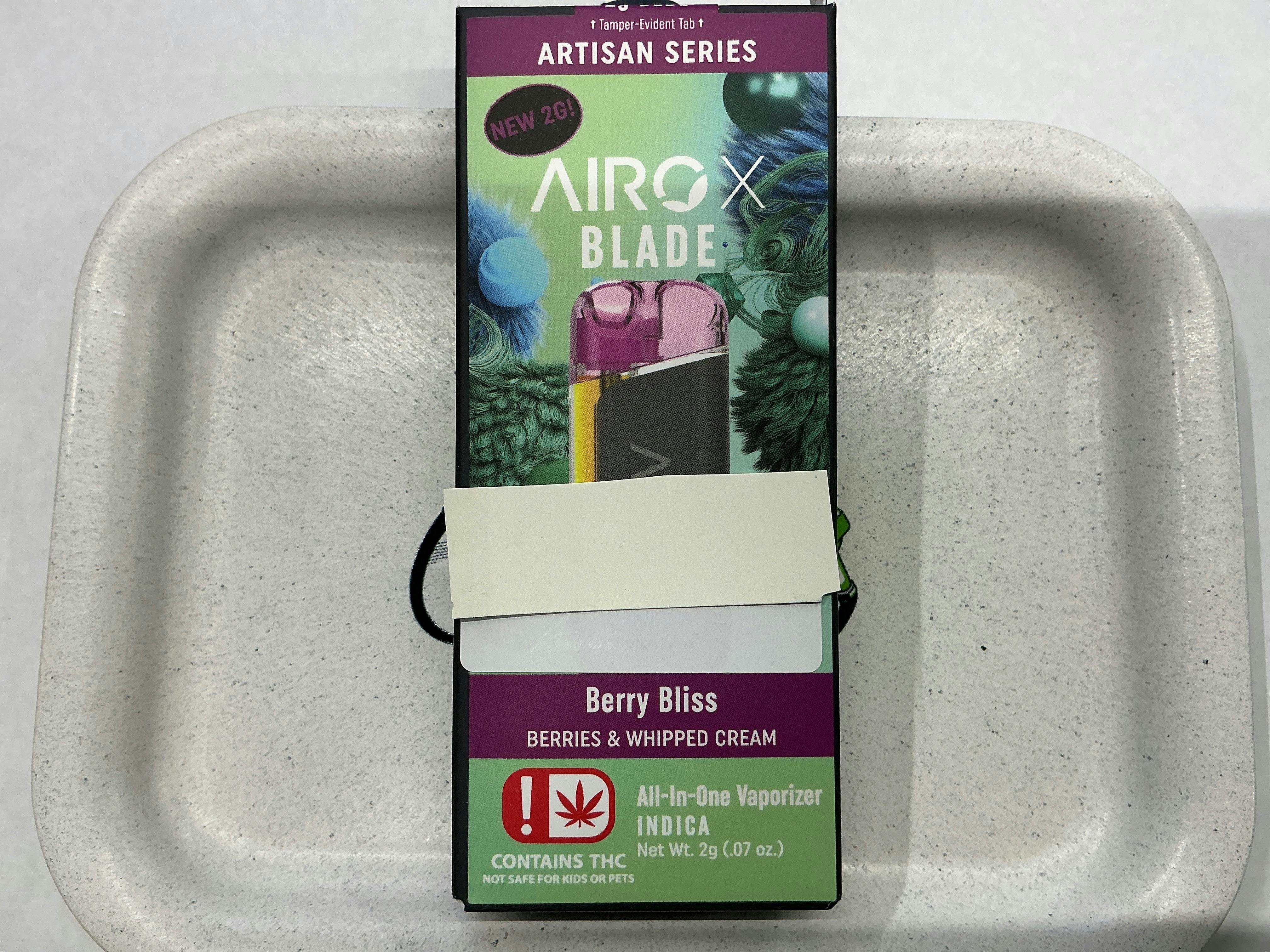Artisan Series | Berry Bliss | AiroX Blade Disposable | 2g