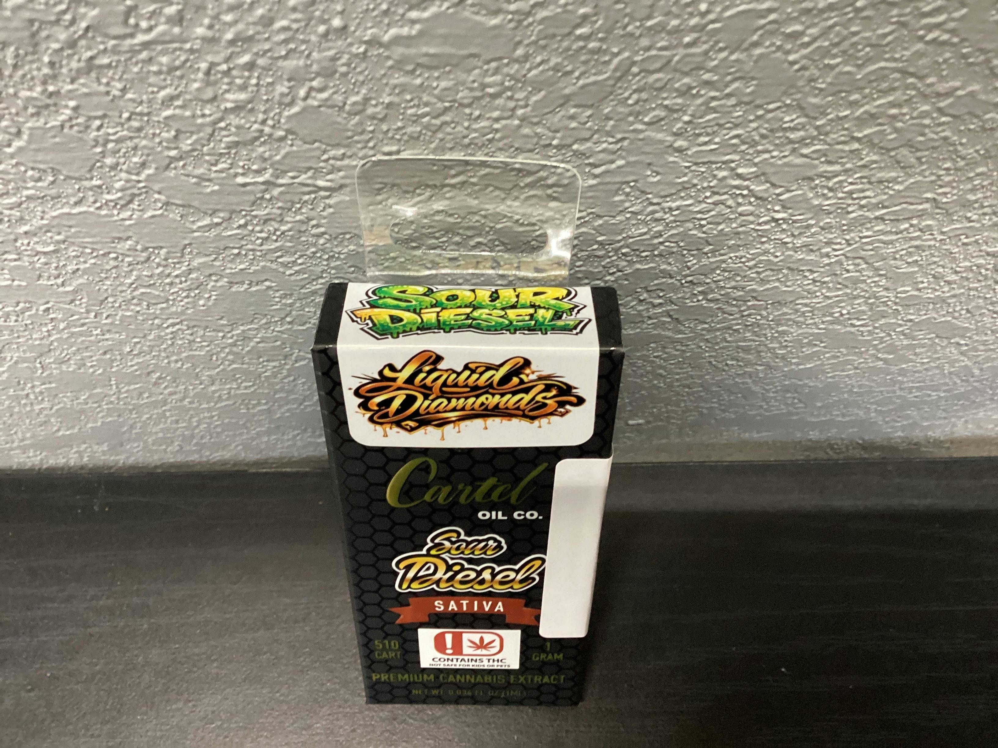 Cartel Oil Co-510 1G-Liquid Diamonds Cart-Sativa-Sour Diesel