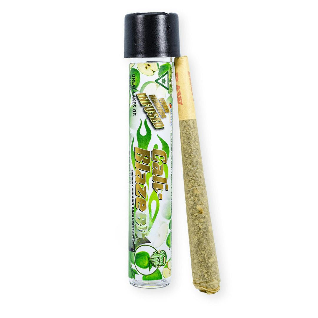 Cali Blaze - 1.2g Infused Preroll - Green Apple