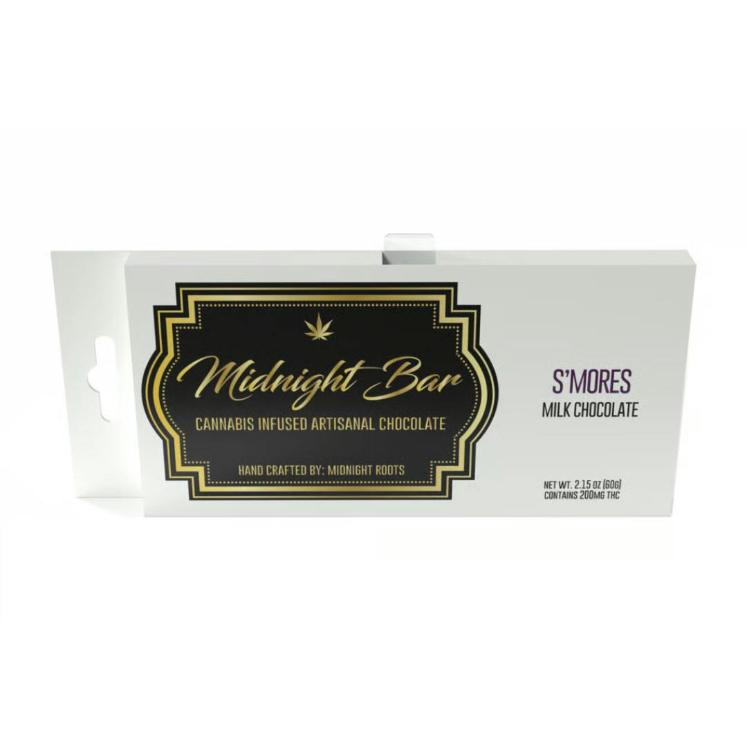 Midnight Roots - 200mg Midnight Bar - Blueberry Milk Chocolate