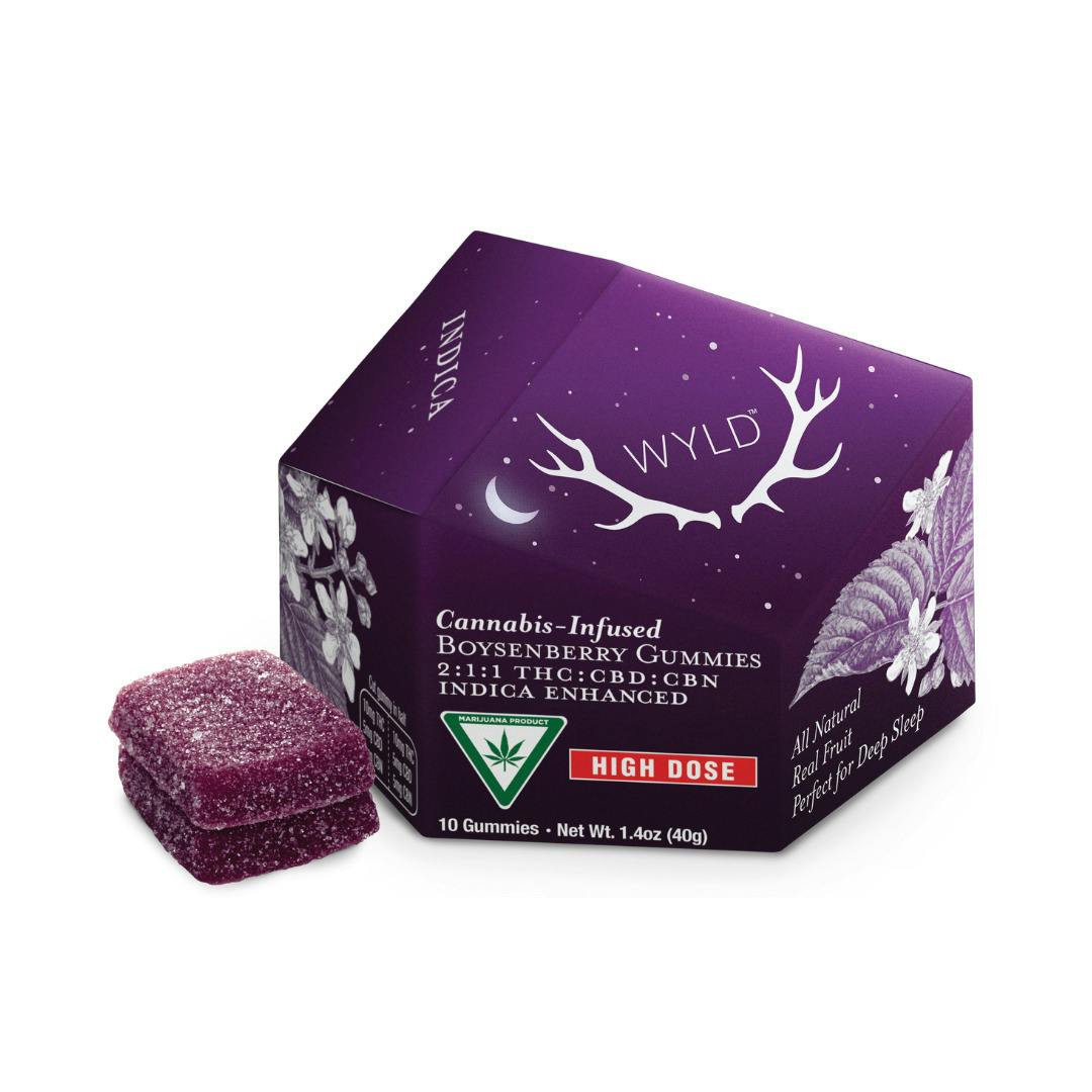 Wyld - 200mg Gummies - Boysenberry