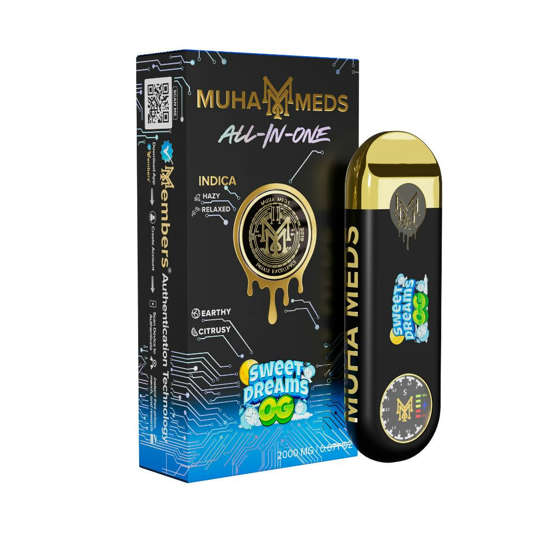 MuhaMeds - 2g Disposable - Sweet Dreams OG cannabis product