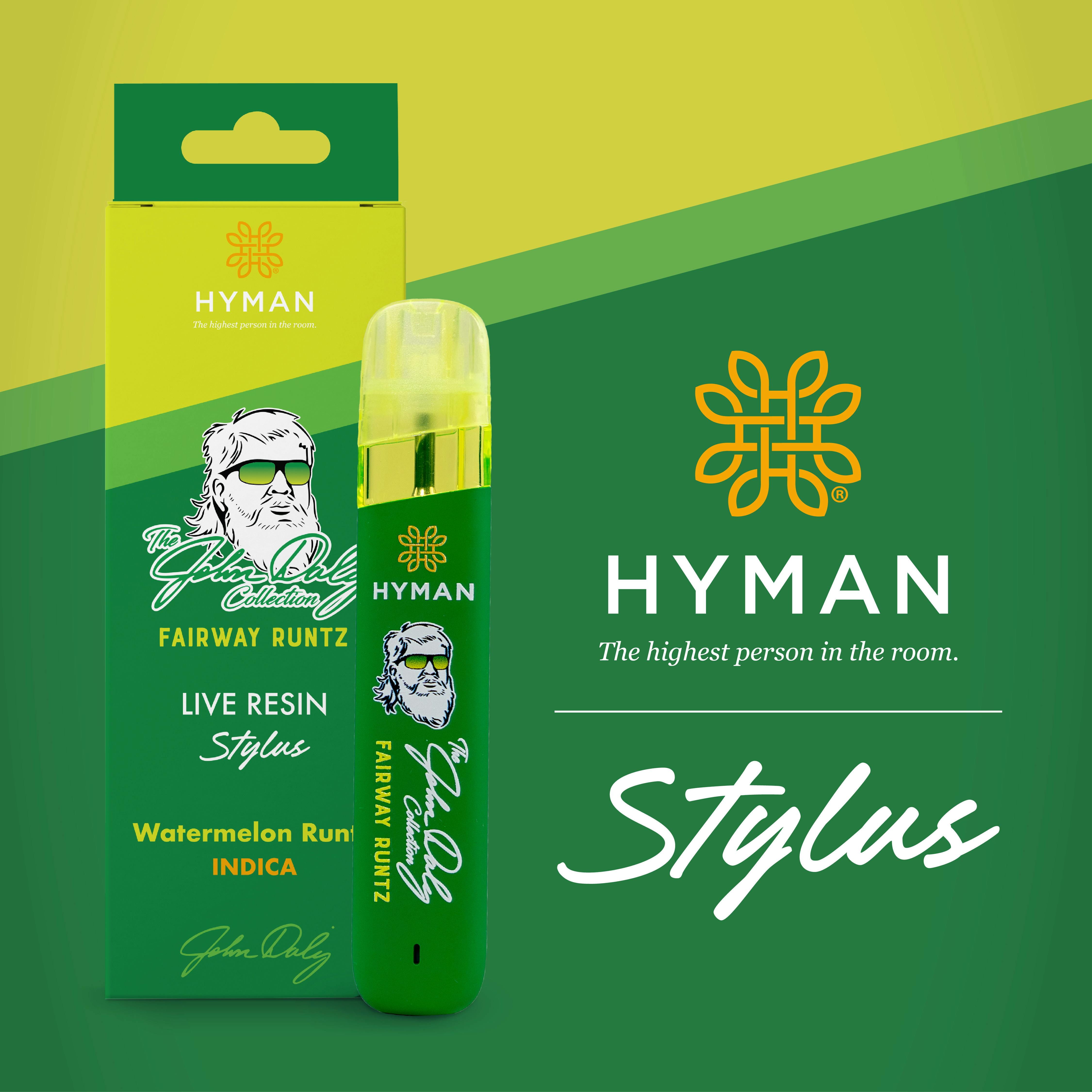 Hyman - 1g Live Resin Stylus - Fairway Runtz