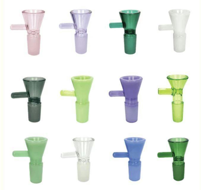 14mm Cone Bowl | Assorted Colors at PurLife Dispensary - T or C