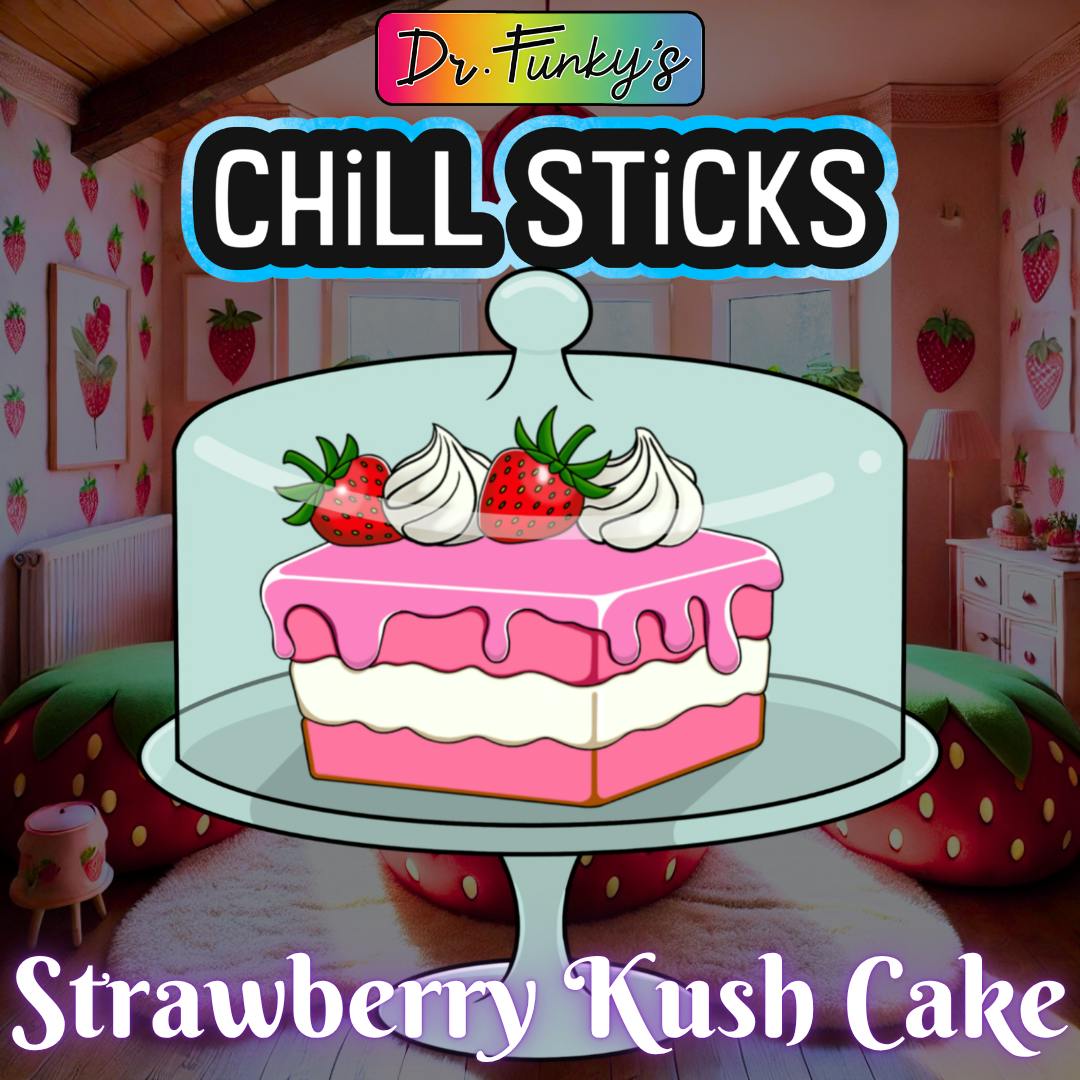 Dr. Funky's Chill Stick Strawberry Kush Cake 0.6g - Indica